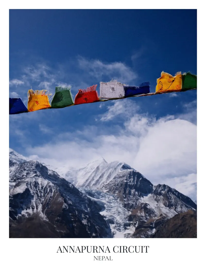 Annapurna Circuit III: Nepal poster da FujiFrames