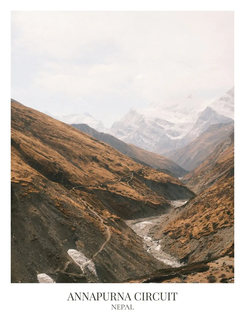 Annapurna Circuit IV: Nepal pellicola backlit da FujiFrames