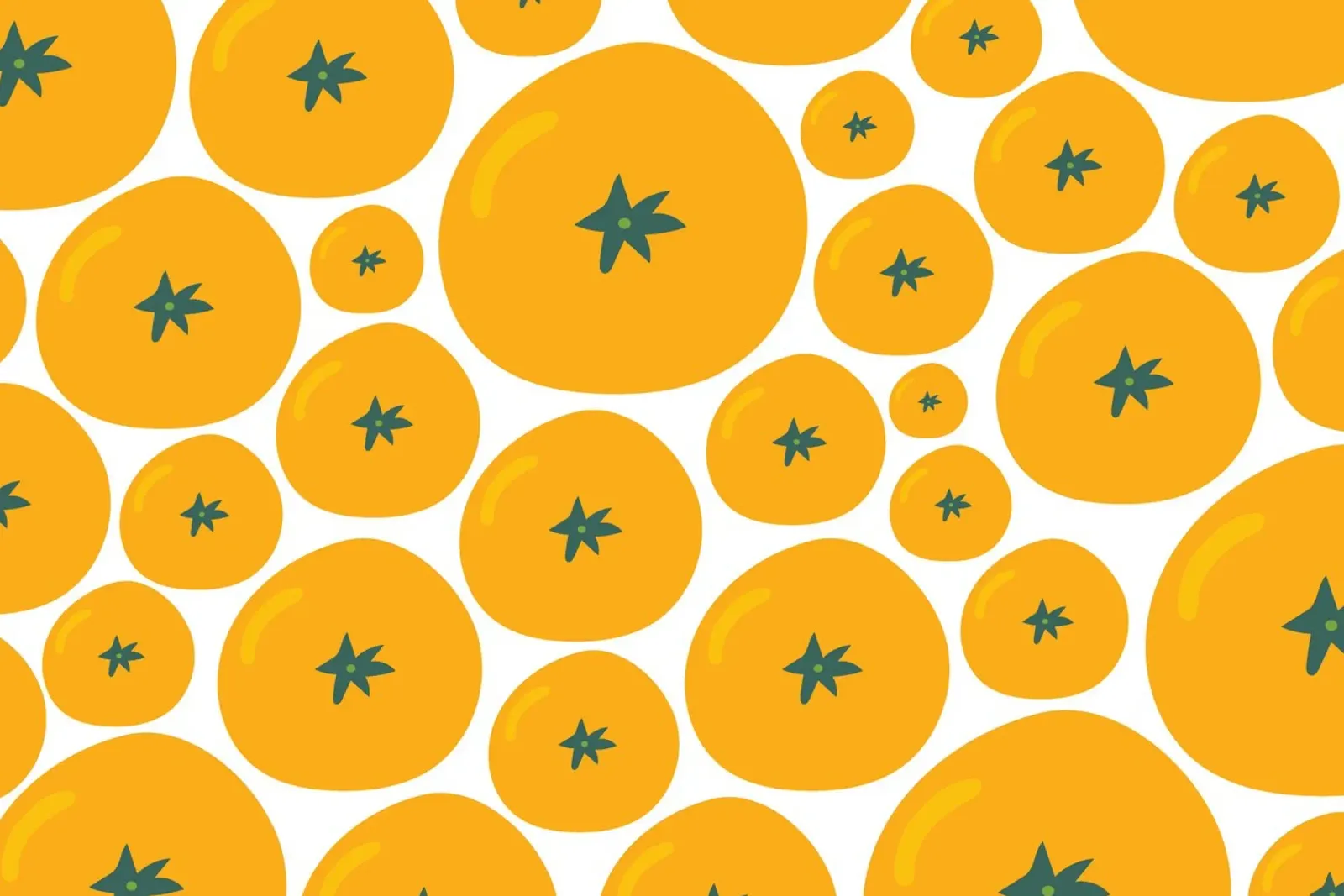 Orange Fruit Sweet Hahnemühle von galihstudio