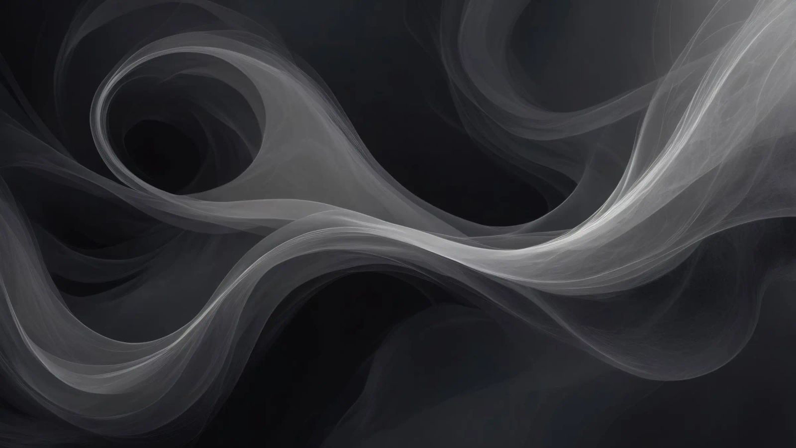 Dynamic swirls of smoke create an abstract background for mo canvas by DesignDoodle