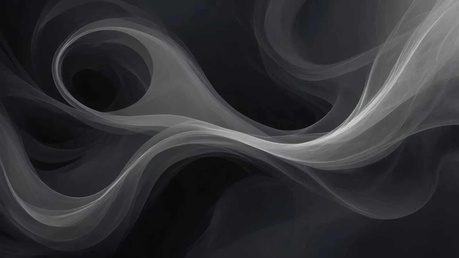 Dynamische Rauchschwaden bilden einen abstrakten Hintergrund für Mo Alu-Dibond von DesignDoodle