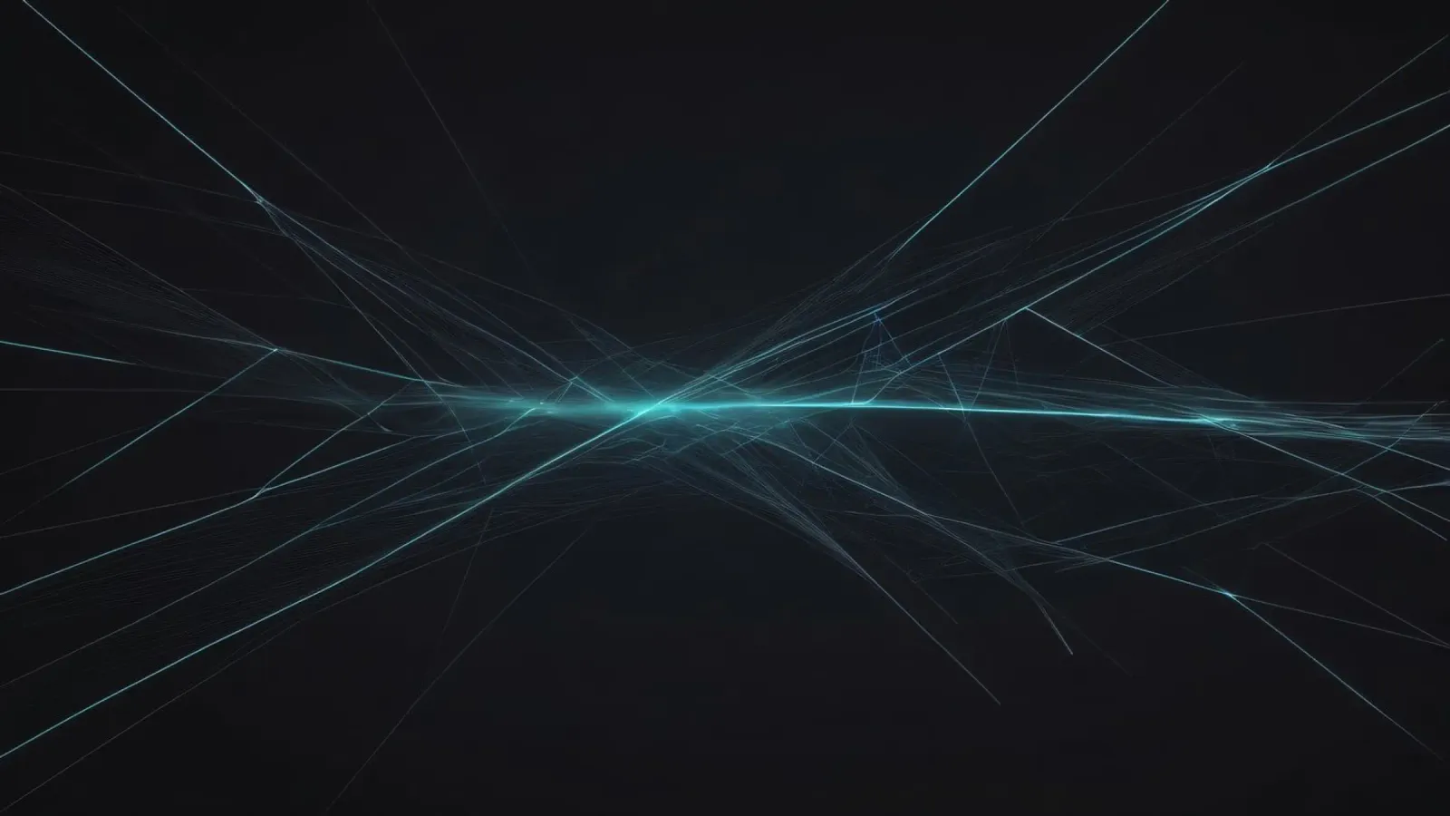 Dynamischer abstrakter Hintergrund mit lebhaften Linien und dunkler Kunst Alu-Dibond von DesignDoodle
