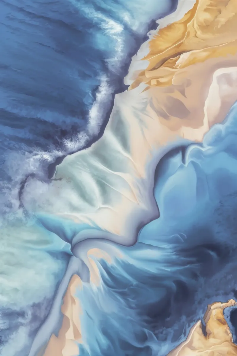 Velo di fioritura della marea poster con telaio in plastica da Monarch Arc