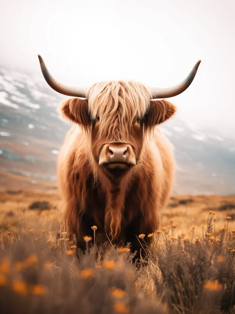 Highlander scozzese pellicola backlit da Imagine