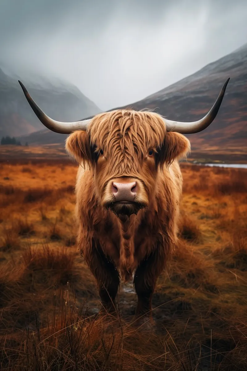 Highlander scozzese pellicola backlit da Imagine