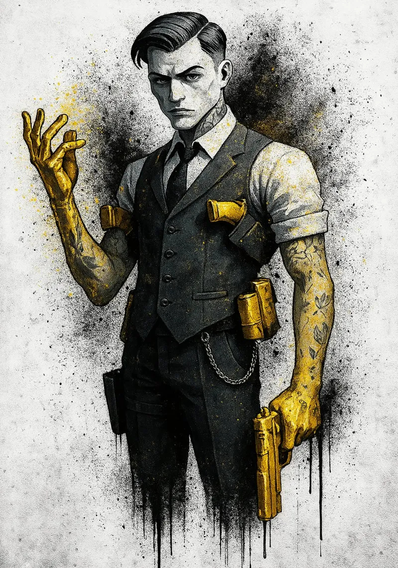 Midas Fortnite pellicola backlit da FreeArtStudio