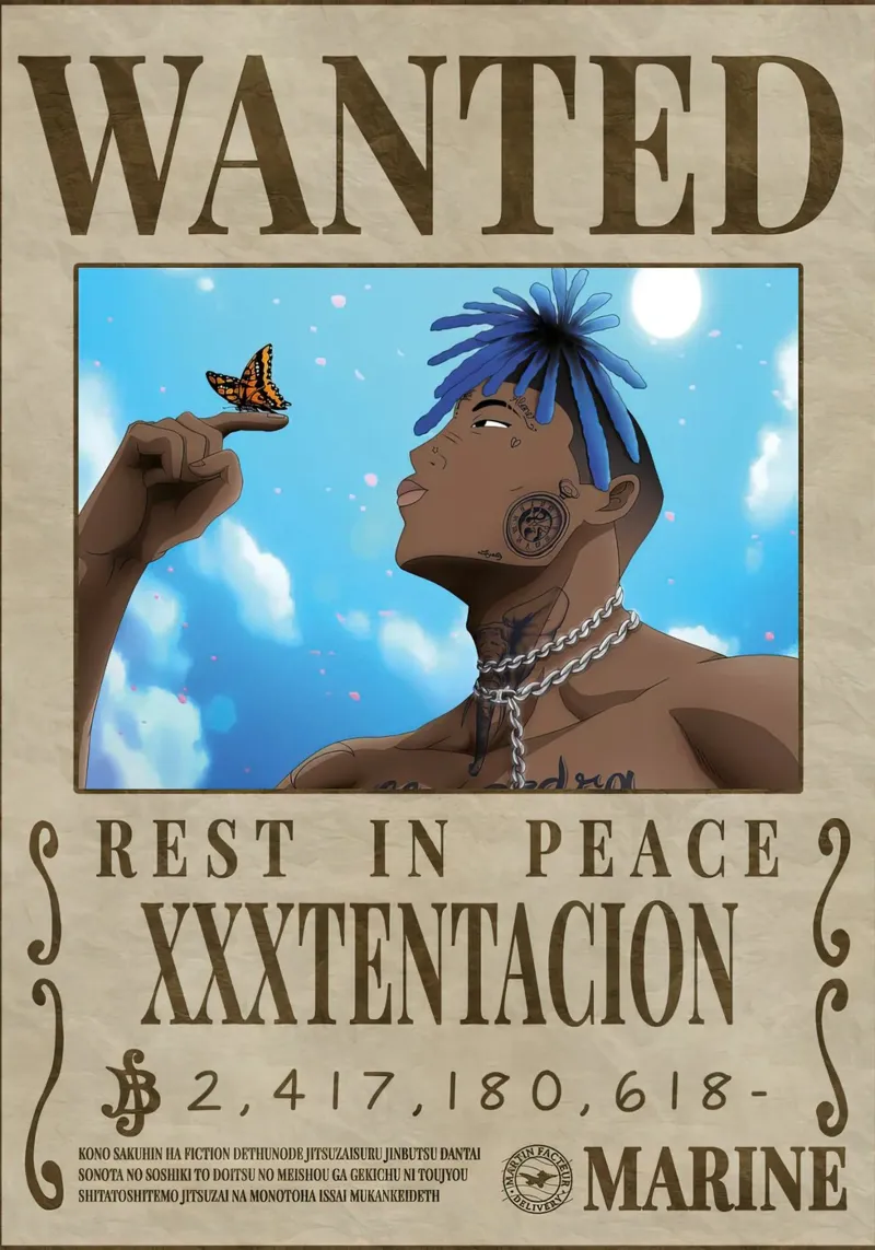 Riposa in pace xxxtentacion pellicola backlit da Green