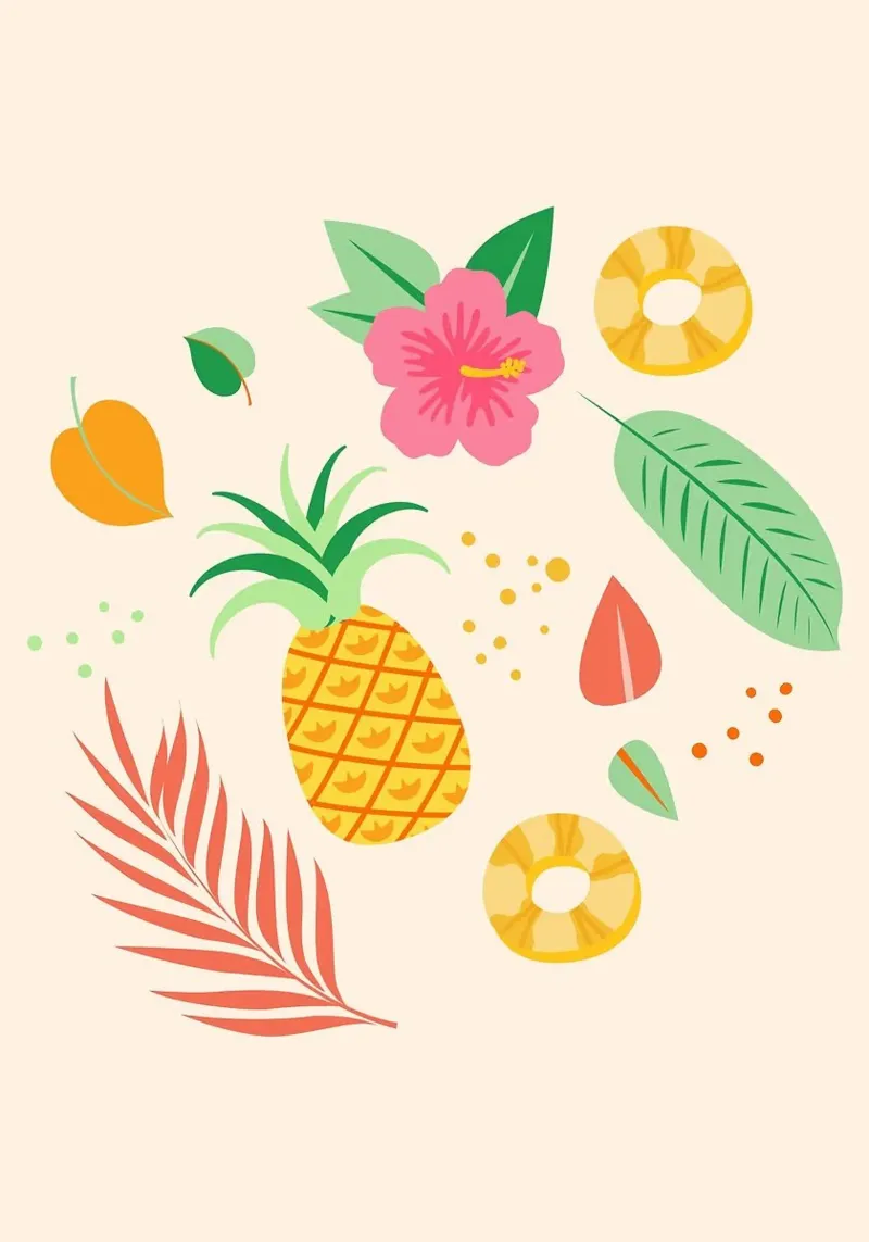 ananas pellicola backlit da Luke Yaeger