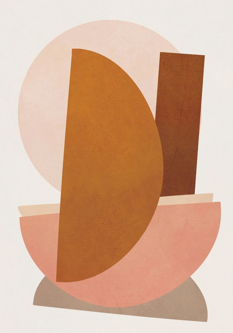 Abstract Stack III Poster von Flow Line