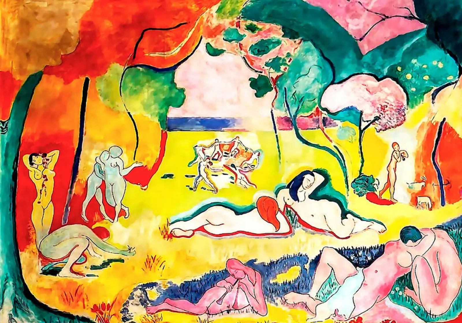 Matisse - La gioia di vivere pellicola backlit da MinaHome