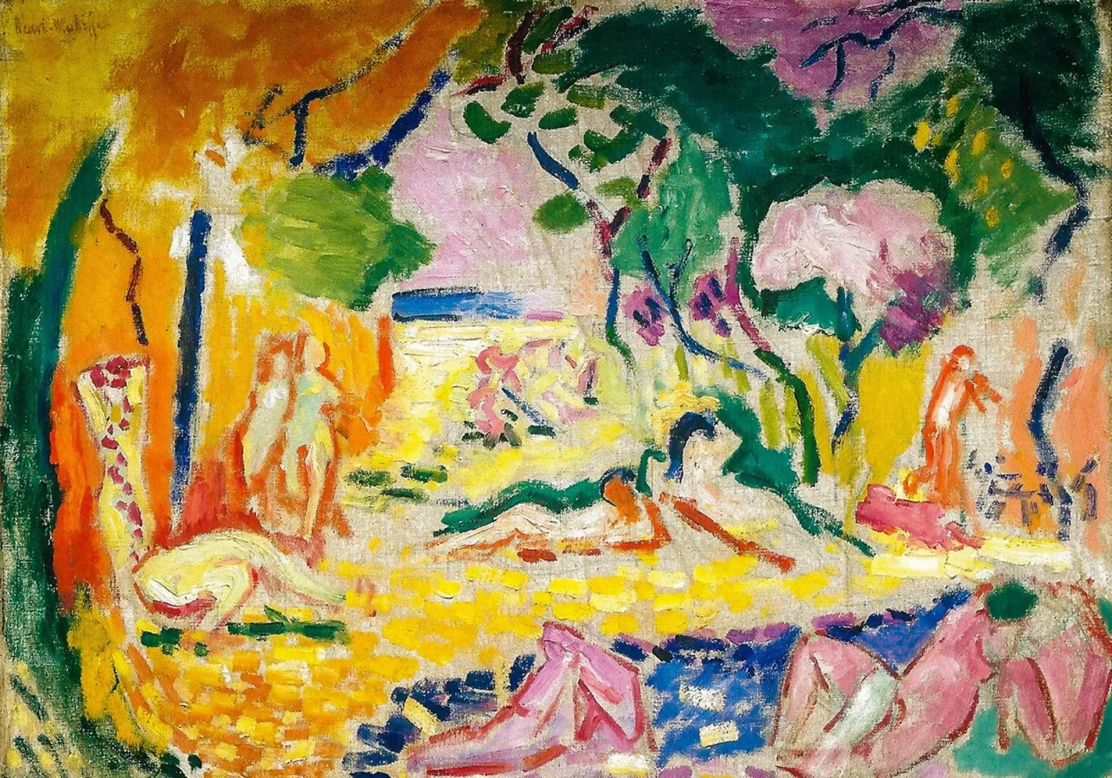 Matisse - La gioia di vivere pellicola backlit da MinaHome