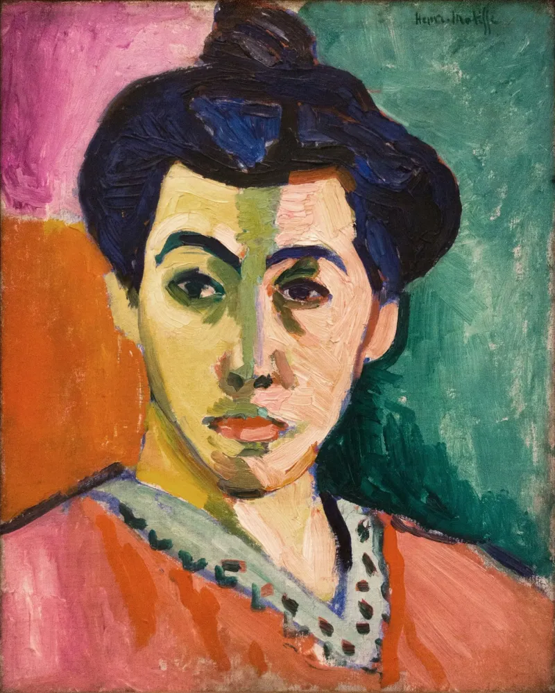 Porträt von Madame Matisse (Die grüne Linie), 1905 Backlit Folie von MinaHome