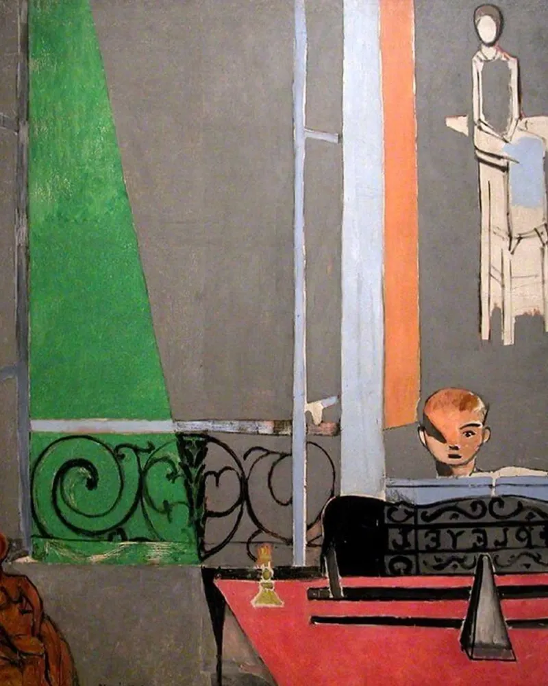 Matisse The Piano Lesson, 1916 poster con telaio in plastica da MinaHome