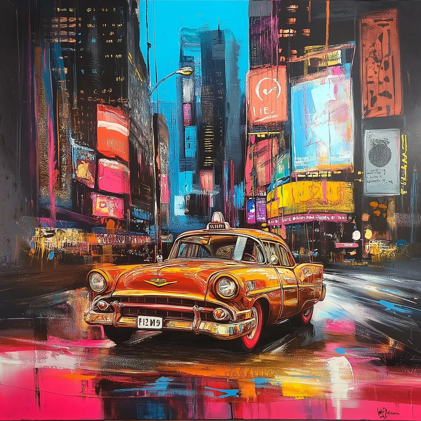 Pop art times square NY (1) pellicola backlit da Motivate-Today