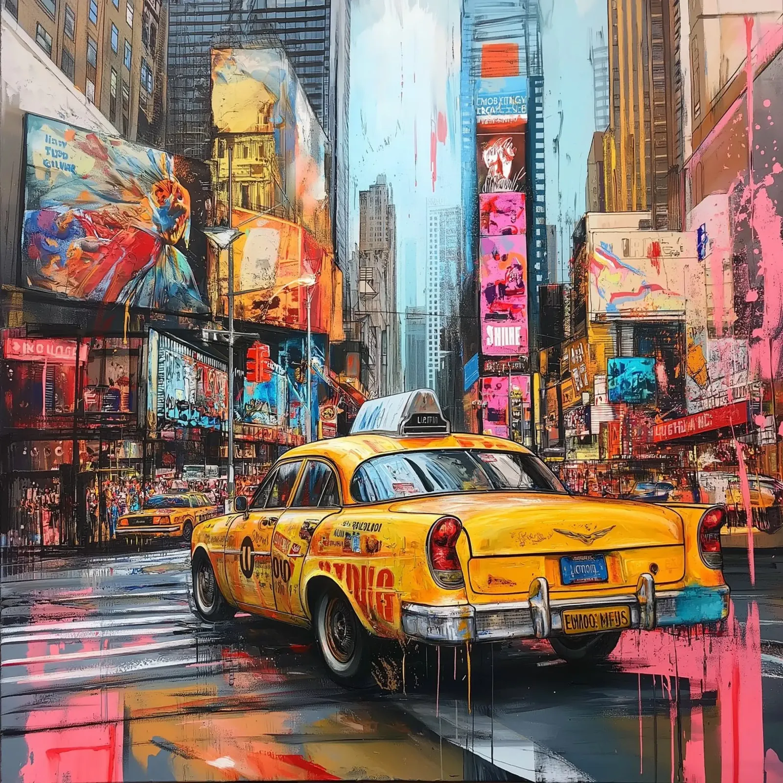 Pop art times square NY (2) pellicola backlit da Motivate-Today