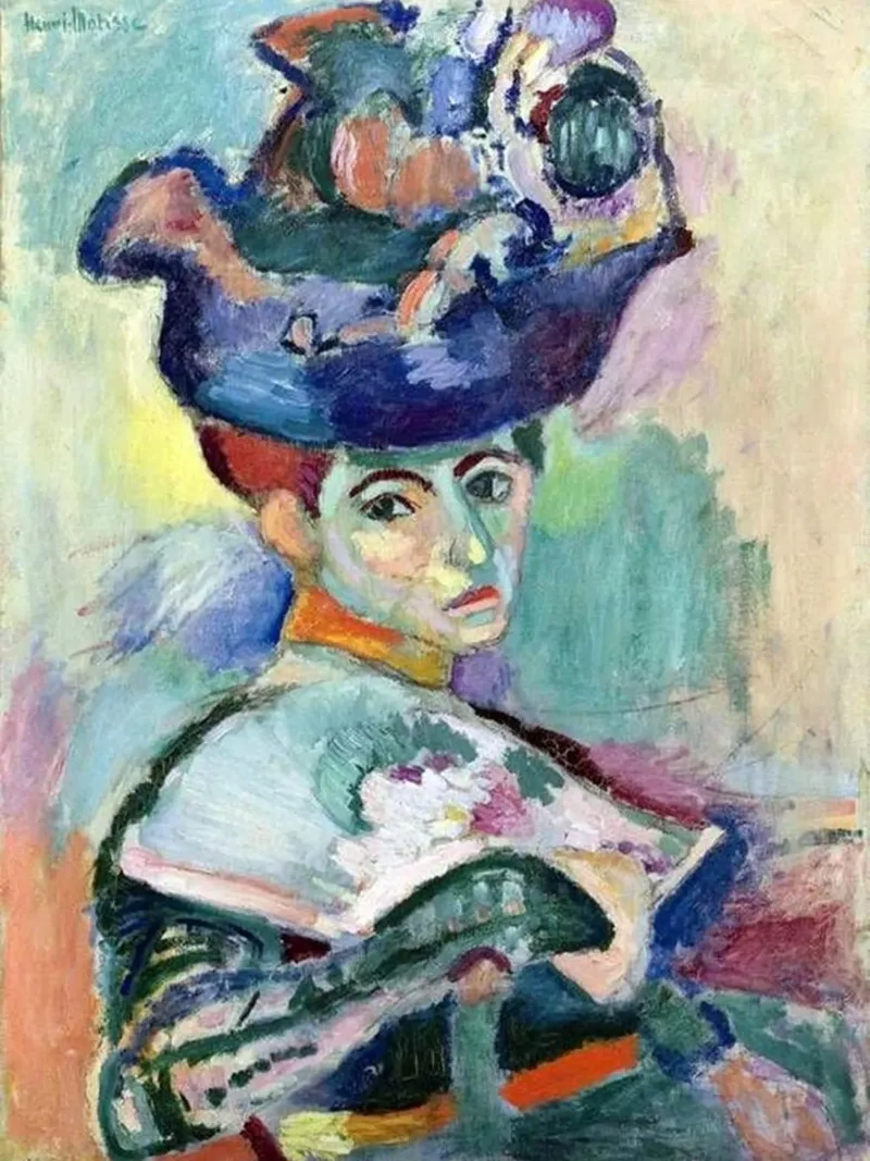 Matisse Woman in a Hat acrylic glass by MinaHome