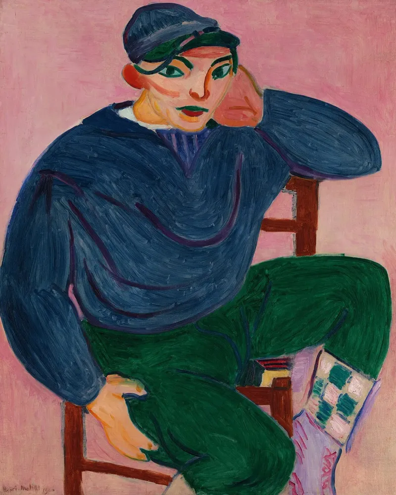 Matisse Jonge Matroos II, 1906 poster met houten frame van MinaHome