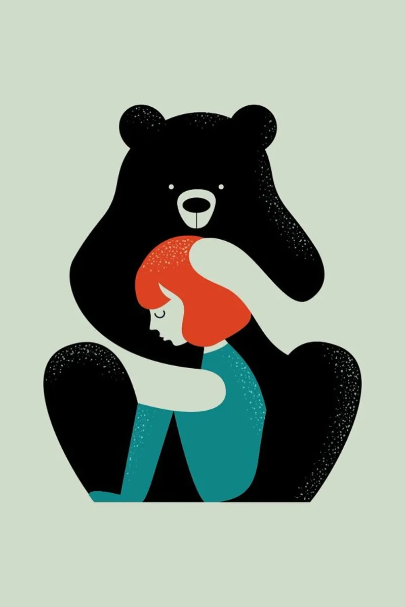 Bearhug pellicola backlit da Doozal
