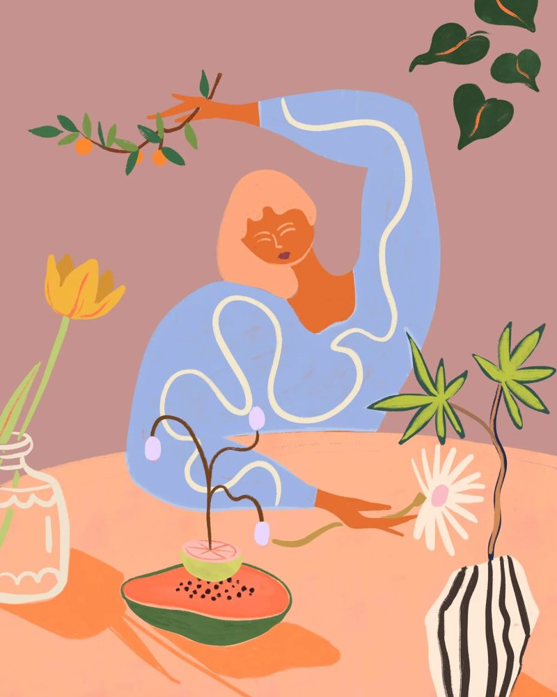 Gardening Poster von Arty Guava