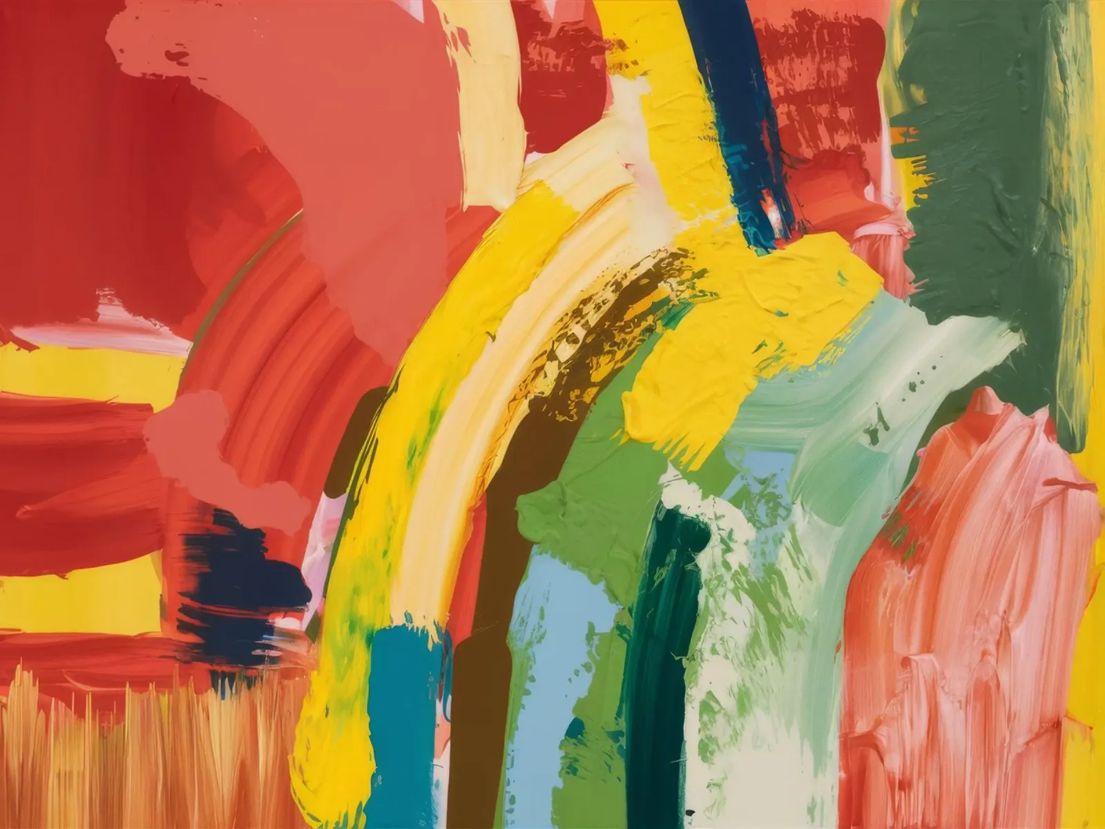 Vibrant Swirl Symphony Hahnemühle von Sublime Layers