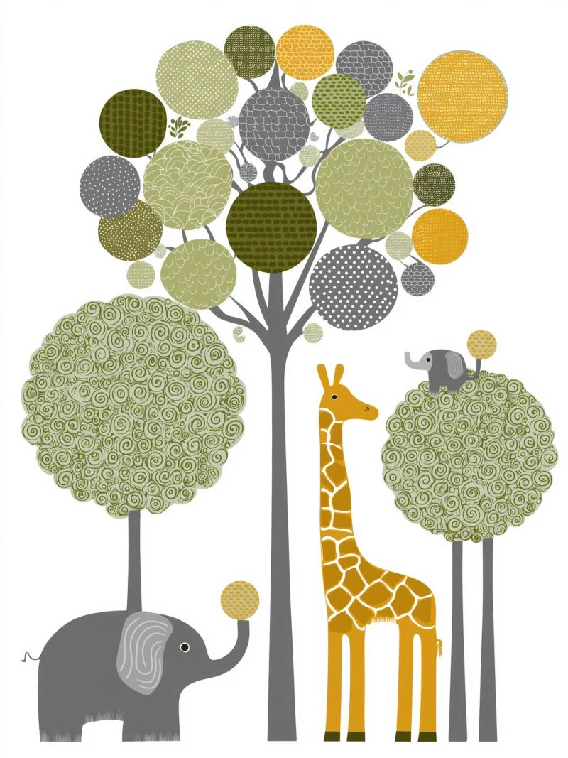 Animals nursery poster by Imagine