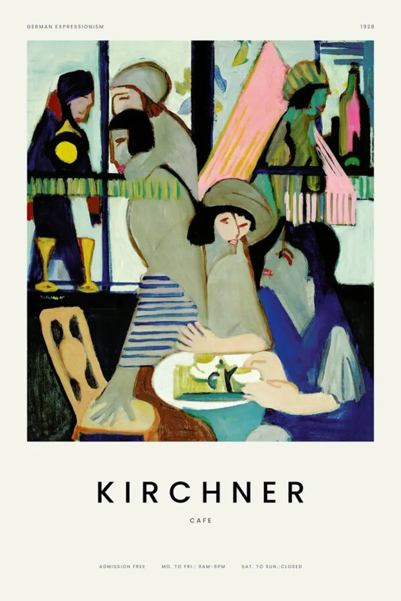 Kirchner - Cafe plexiglass da Vintage by JUNIQE