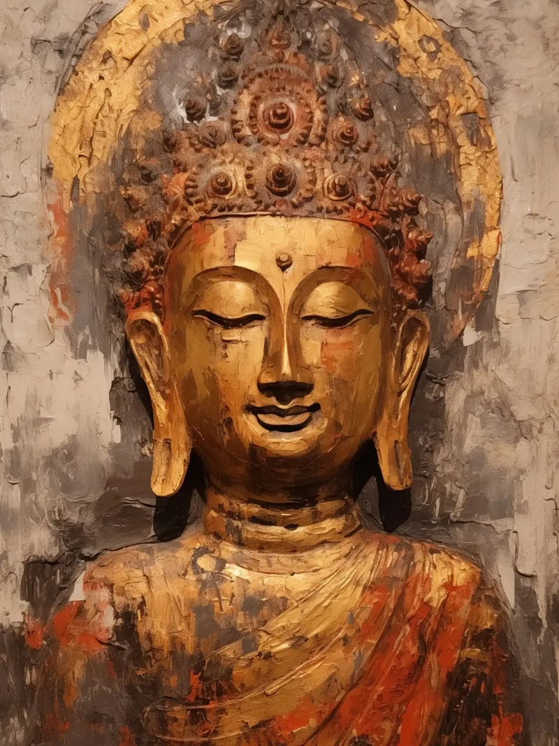 Buddha pellicola backlit da Imagine
