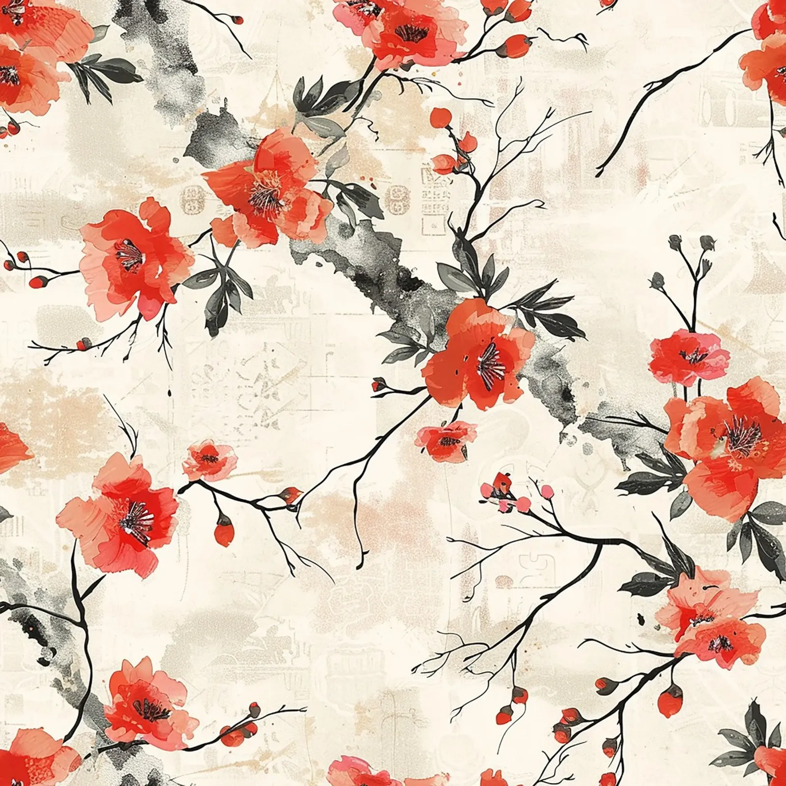 Sakura Serenity pellicola backlit da Botanical Pattern House
