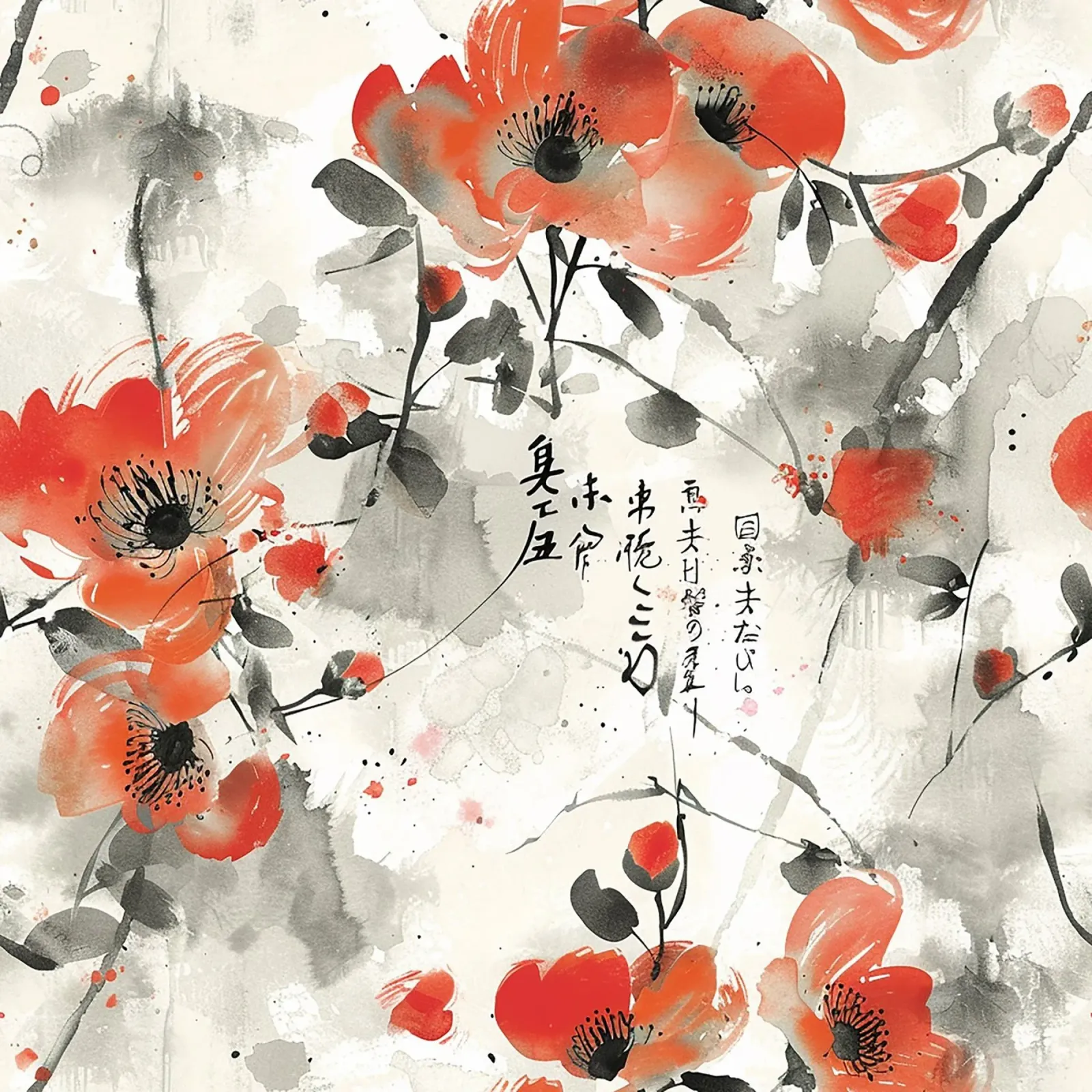 Sakura Serenity alluminio dibond da Botanical Pattern House