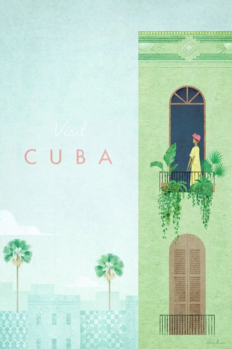 Cuba poster de Henry Rivers
