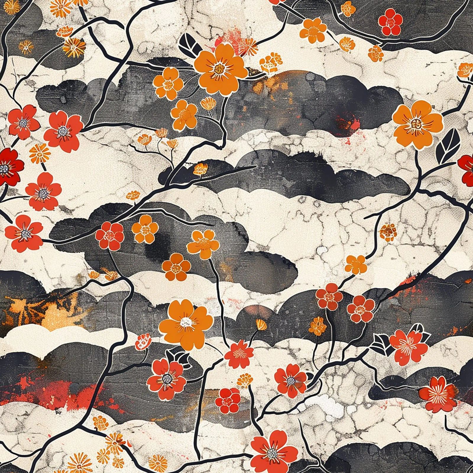 Serenidad Sakura poster de Botanical Pattern House