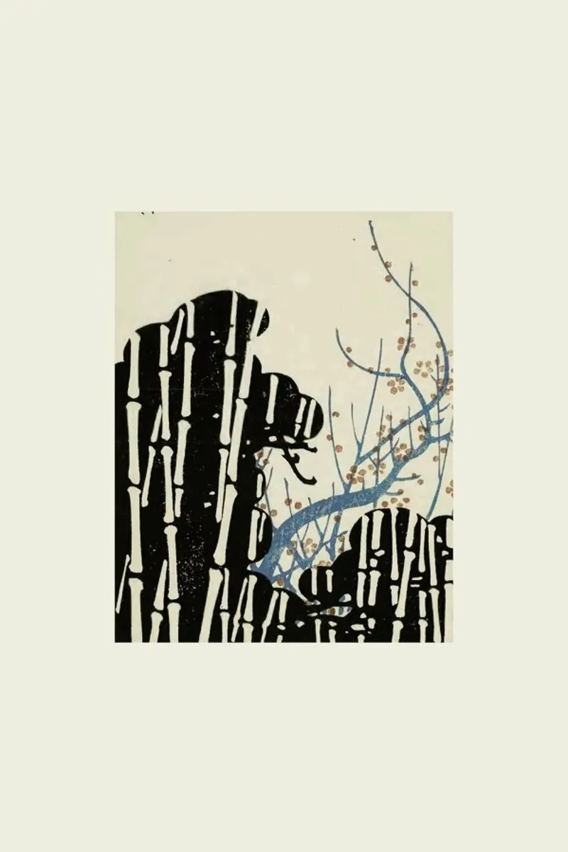 Shin-Bijutsukai - Forest pellicola backlit da Vintage by JUNIQE