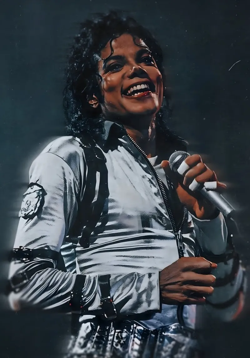 Michael Jackson pellicola backlit da Low poly art