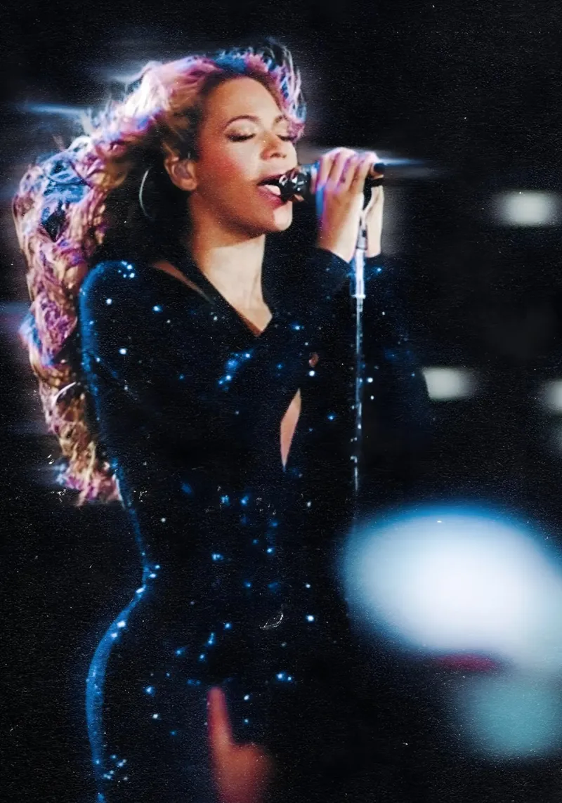 Beyonce pellicola backlit da Low poly art