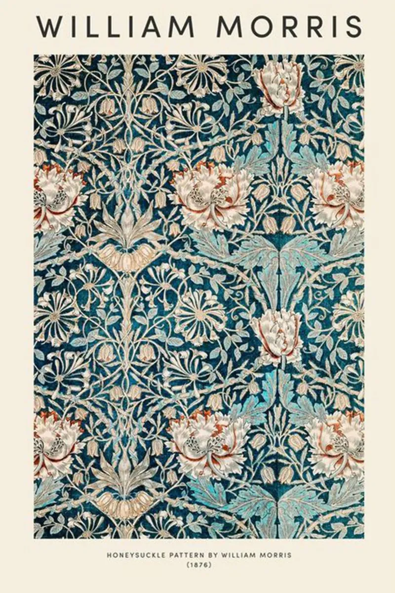 caprifoglio william morris pellicola backlit da komo store