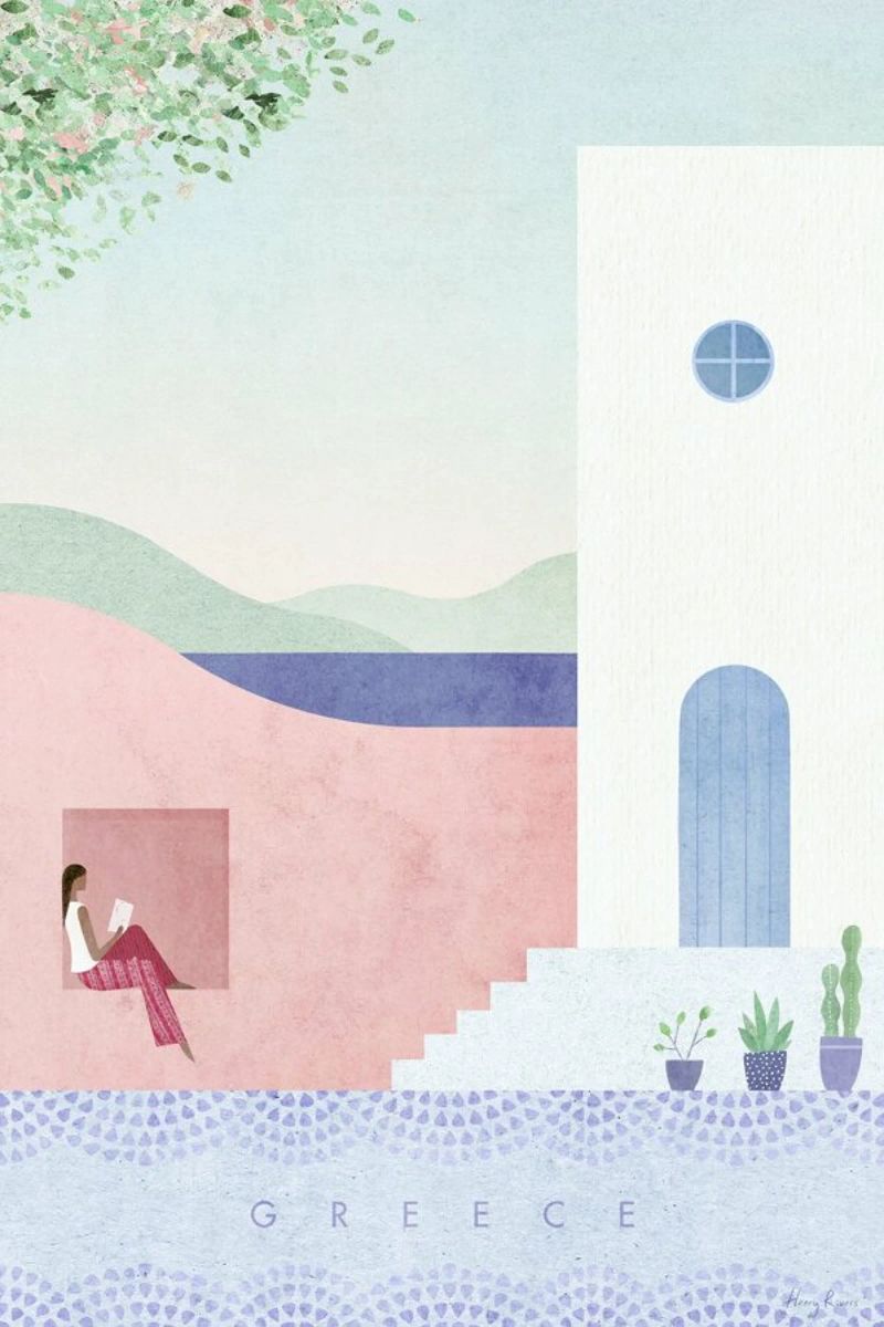 Greece poster de Henry Rivers