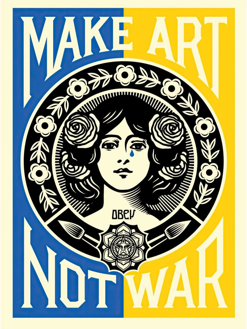 MACH KUNST STATT KRIEG 2 Poster von American Poster