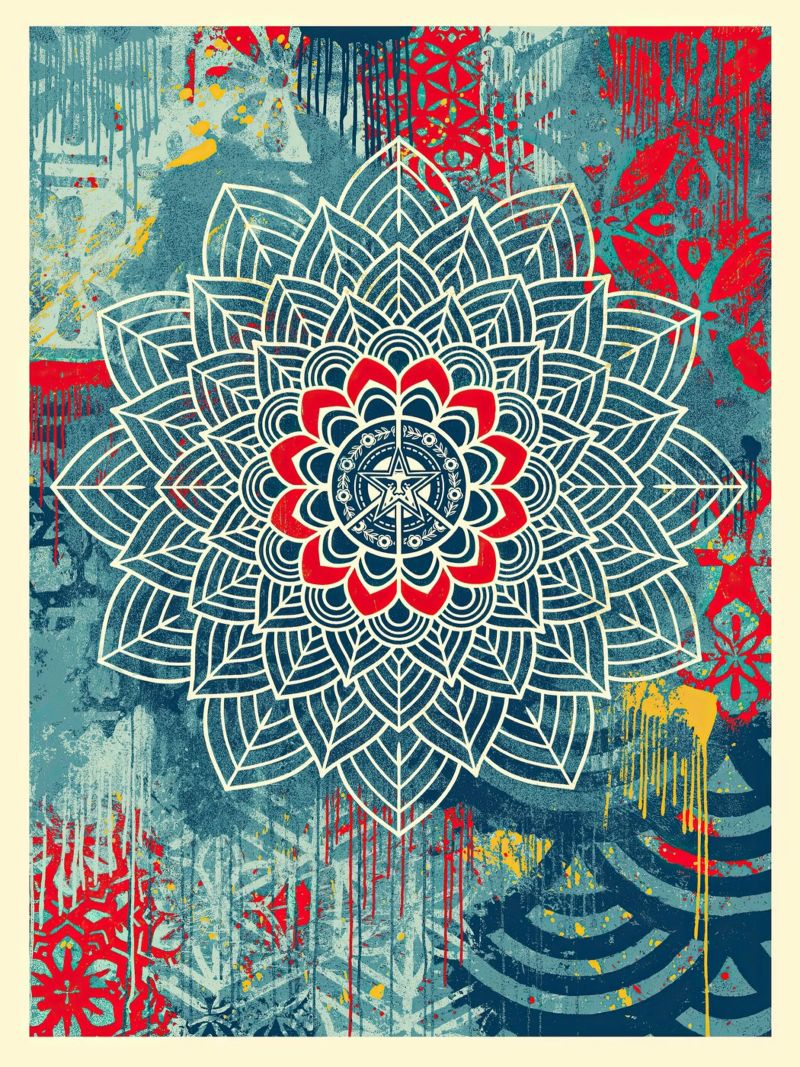 Chaos-Mandala 2 Poster von American Poster