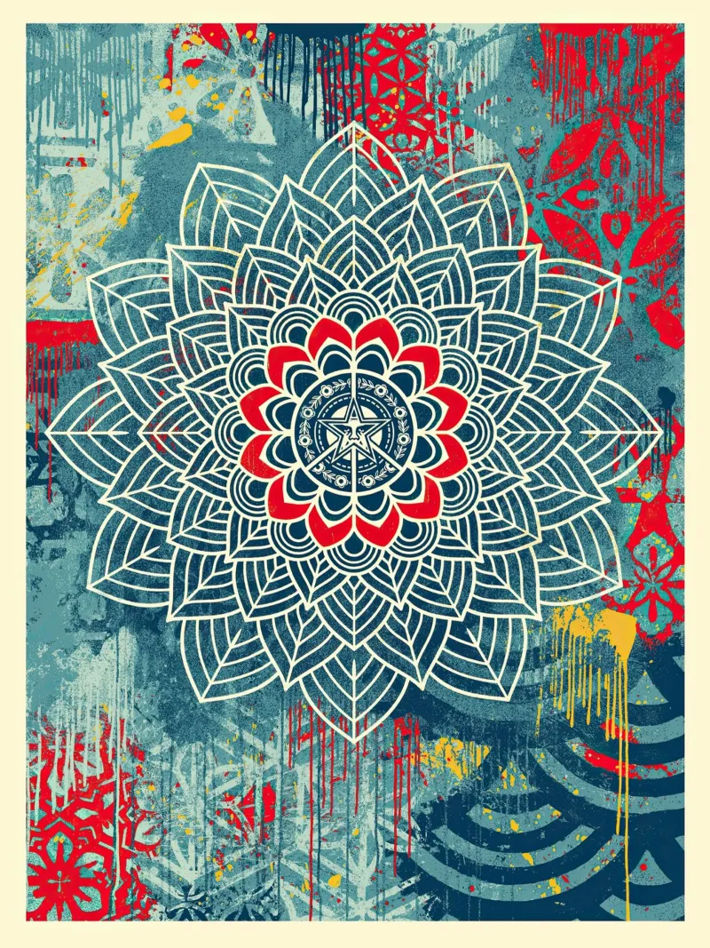 Mandala del caos 2 pellicola backlit da American Poster