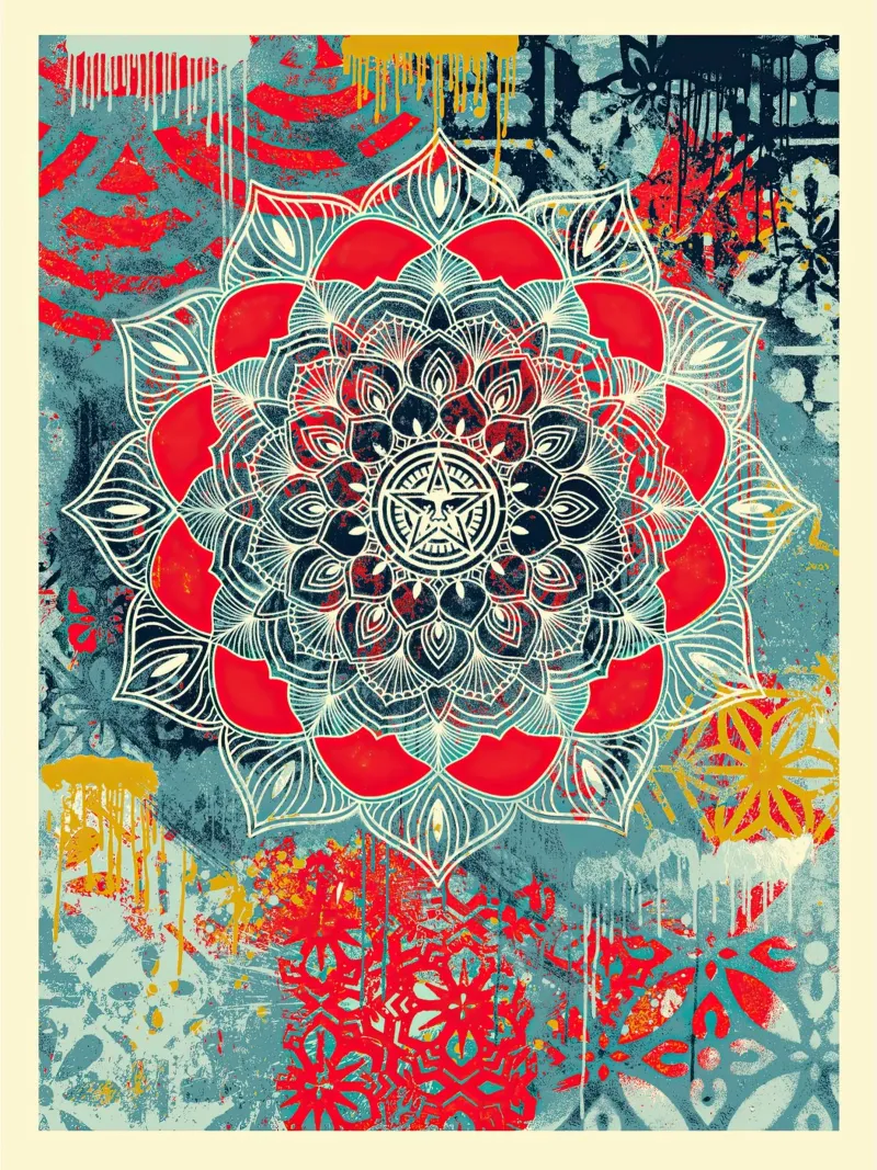 Mandala del caos pellicola backlit da American Poster