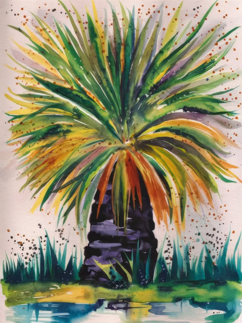 Corona botanica radiosa pellicola backlit da Verve Pigments