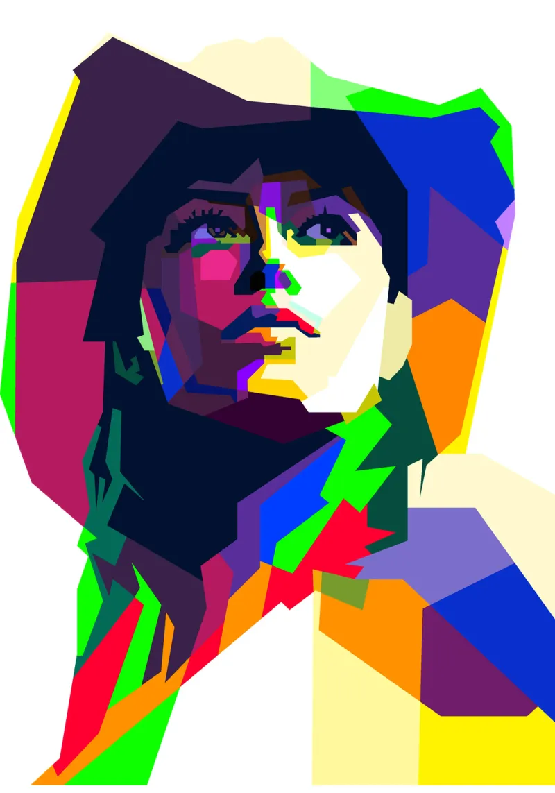 Jessica Biel attrice cinematografica WPAP Trending Now tela da Artkreator