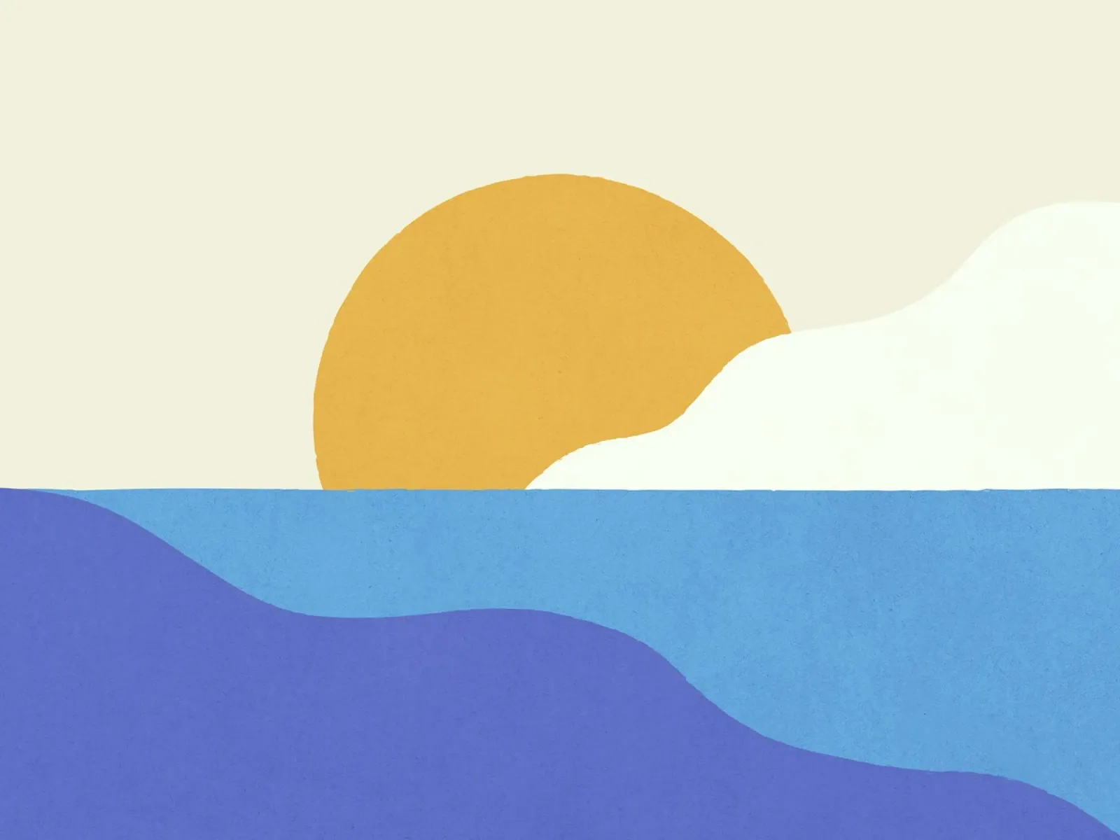 Sunny Island - Oro blu pellicola backlit da MoonlightPrint
