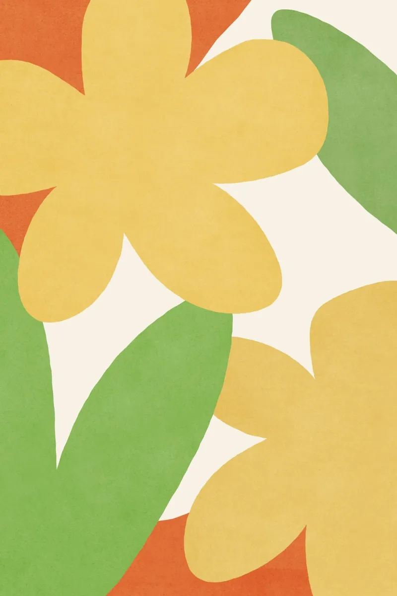 Composizione Fiori gialli carta hahnemühle da MoonlightPrint