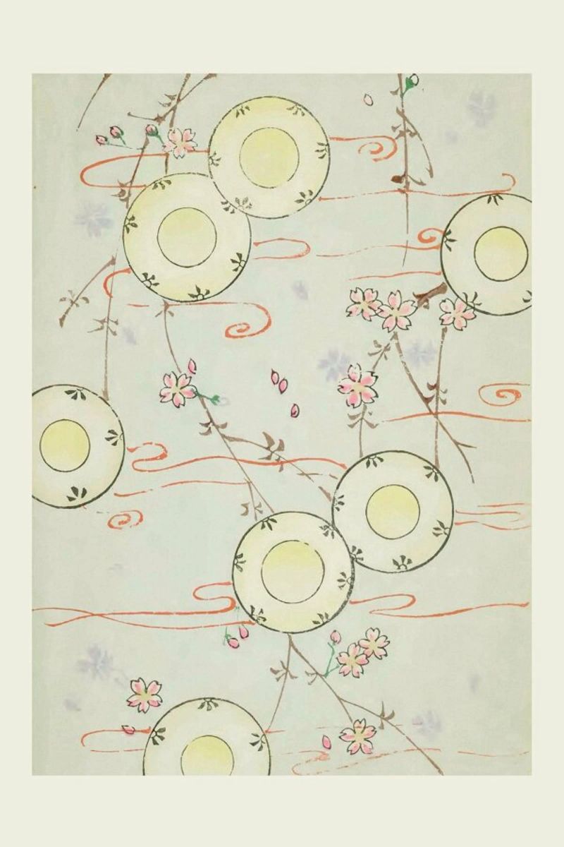 Shin-Bijutsukai - Floral Flow poster de Vintage by JUNIQE