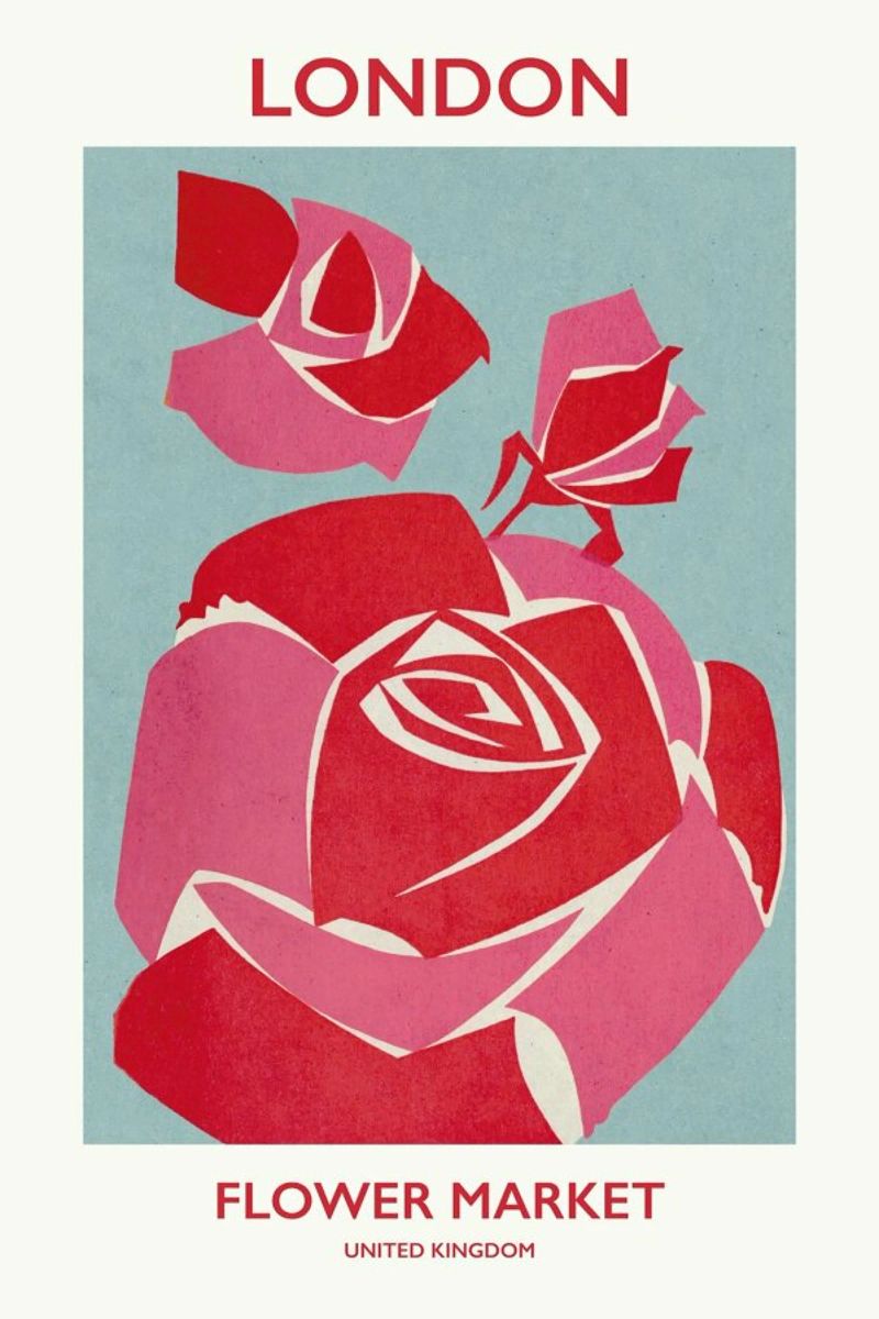 London Flower Market I poster de Pure