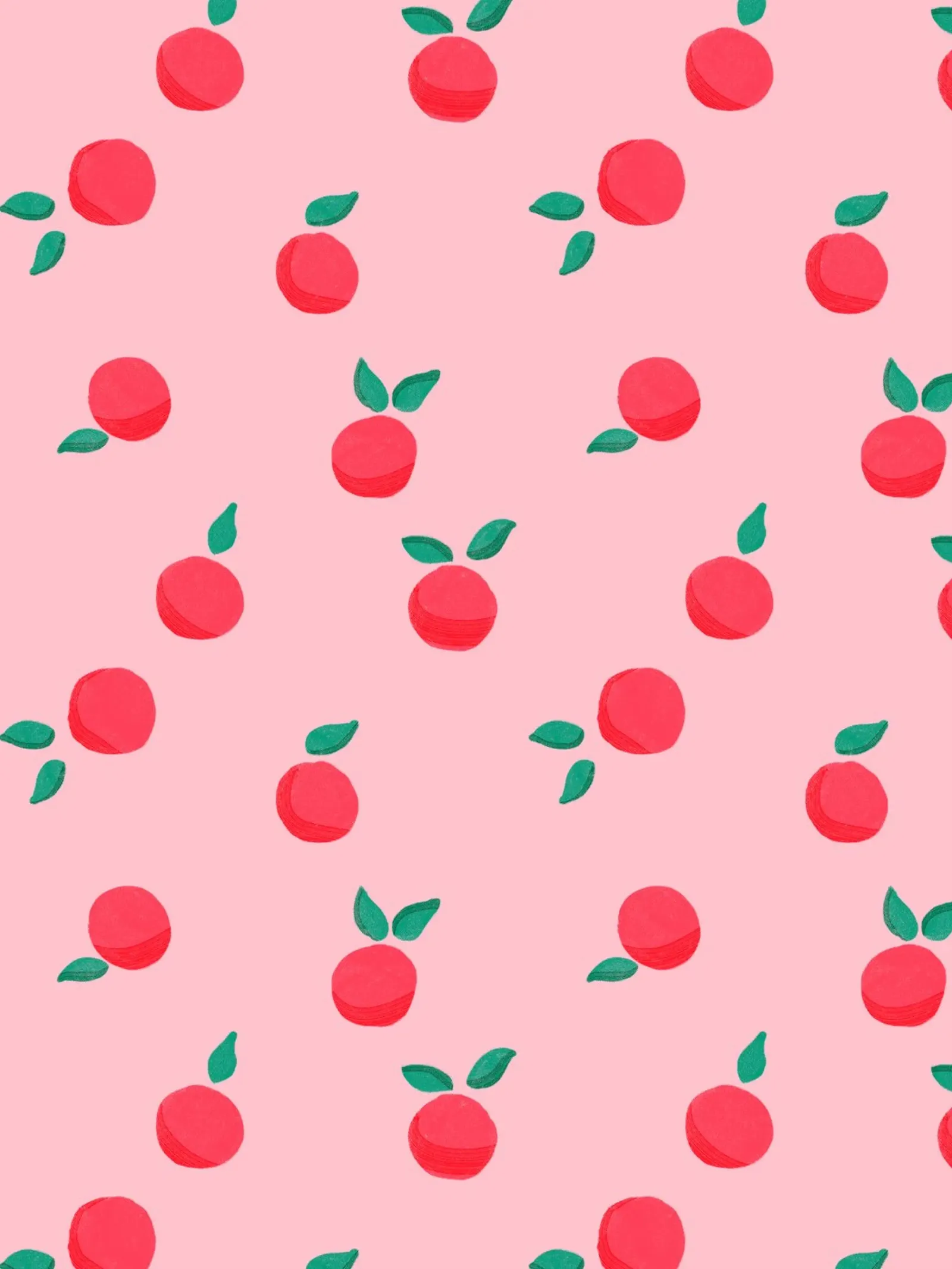 Fresh Summer Peach Fruit Pattern pellicola backlit da showmemars