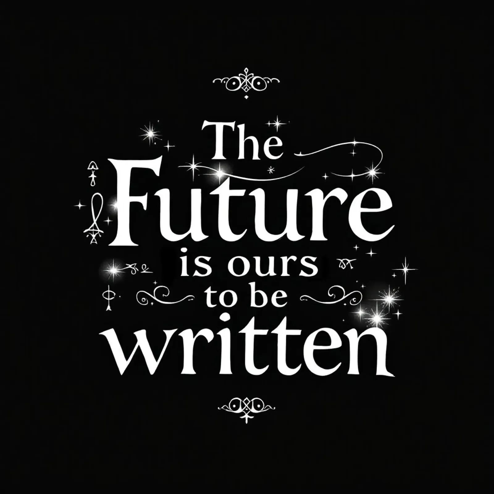 The Future is ours carta hahnemühle da Aphorismiker