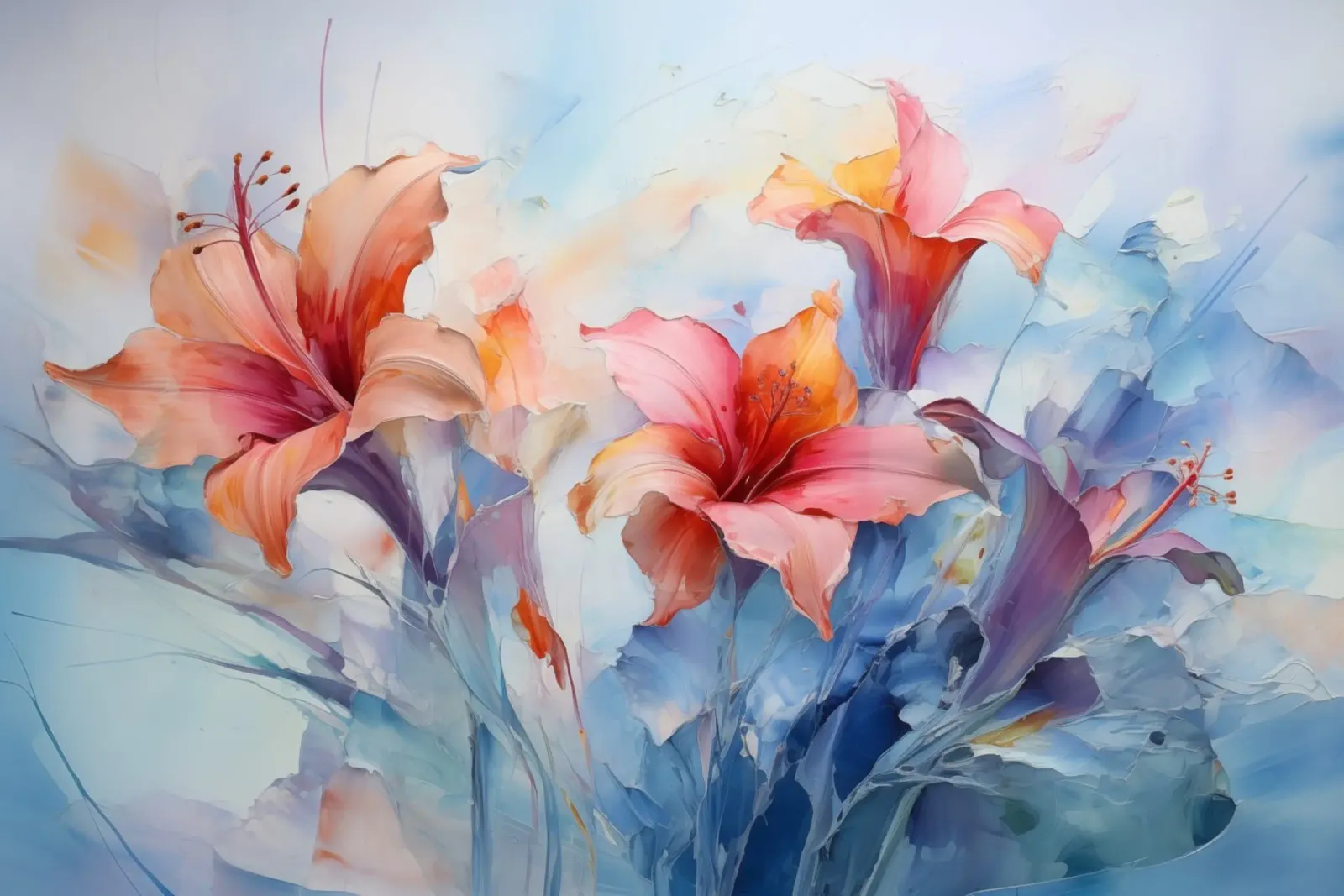 I fiori pellicola backlit da Imagine