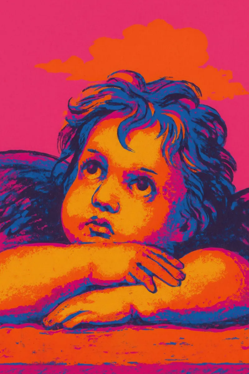 Neon Cherub (Neon Masters Series No 02) pellicola backlit da treechild